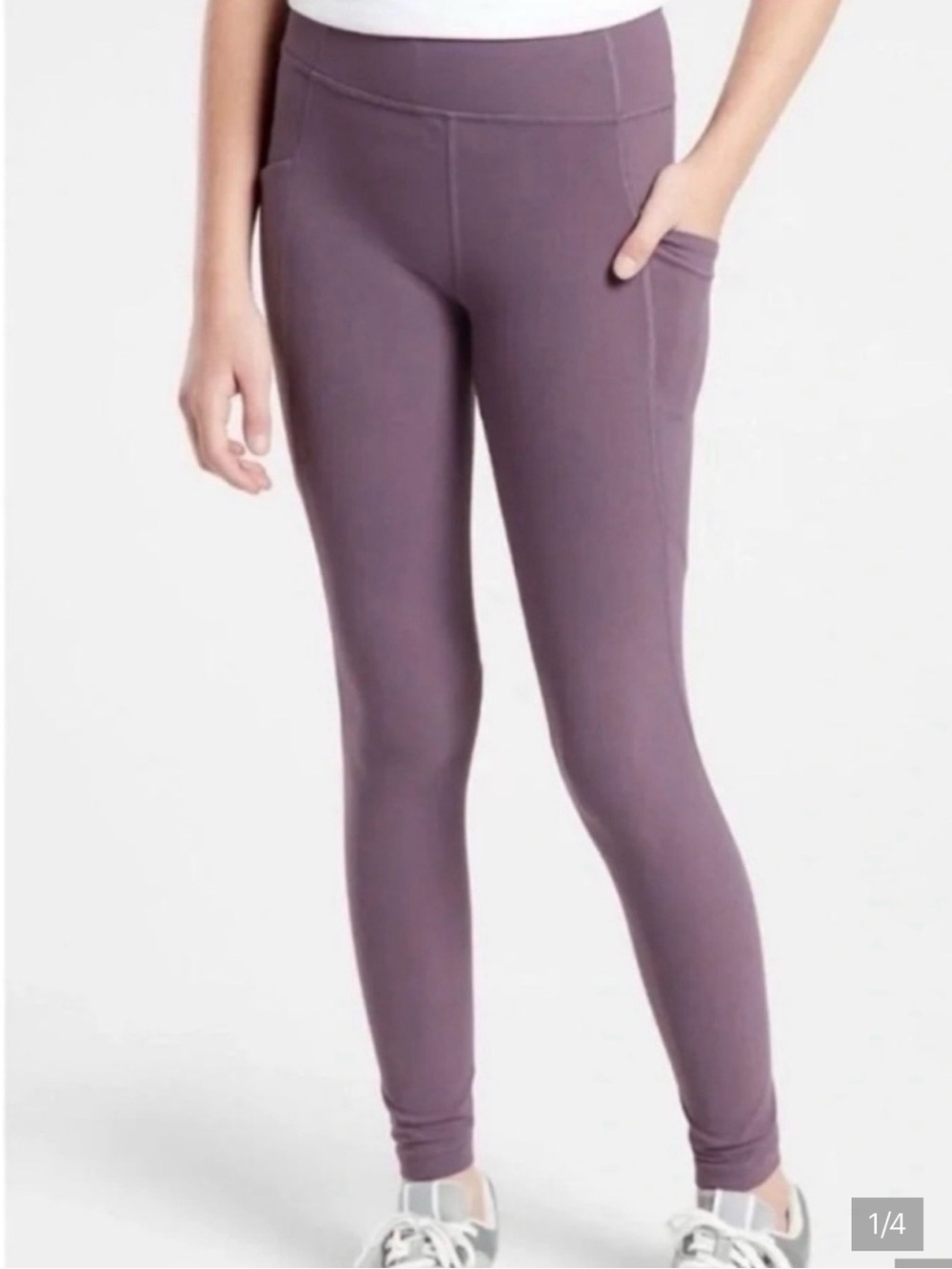 Athleta purple High-Rise Pocket Leggings